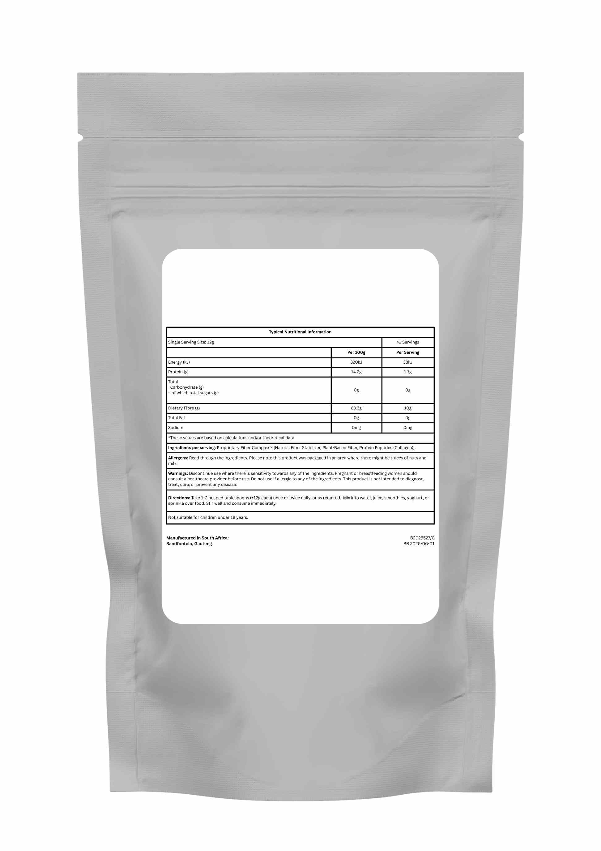 SUPPLETRIX SLIMBLEND – High-Fibre Dietary Supplement | Strawberry