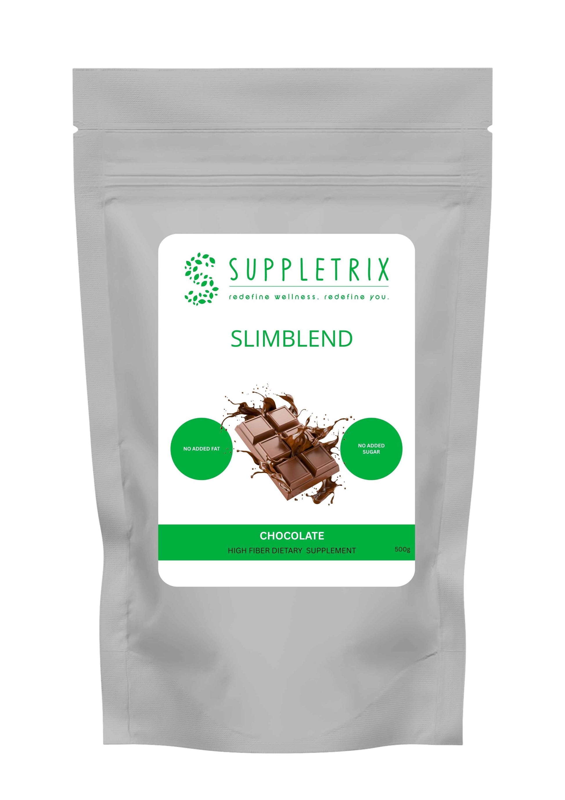 SUPPLETRIX SLIMBLEND – High-Fibre Dietary Supplement | Chocolate